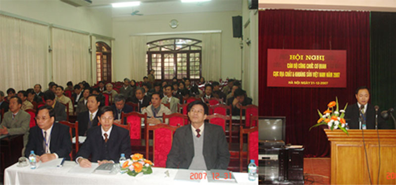 Hội nghị cán bộ công chức năm 2007 của cơ quan Cục Địa chất và Khoáng sản Việt Nam