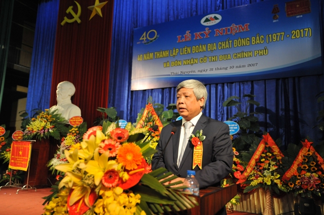 Đ/c Nguyễn Linh Ngọc, Thứ trưởng Bộ TN&MT phát biểu tại buổi Lễ