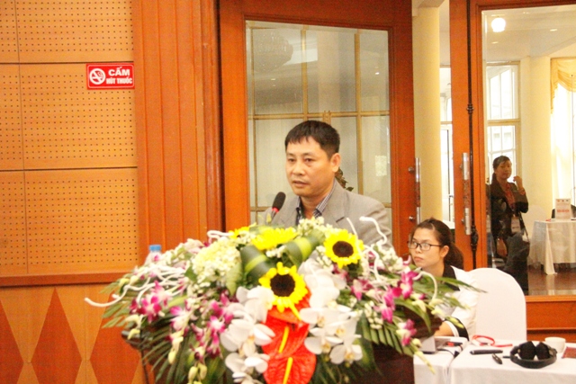 TS. Phan Tiến Viễn với bài trình bày: Ứng dụng công nghệ địa vật lý trong ngành công nghiệp dầu khí Việt Nam