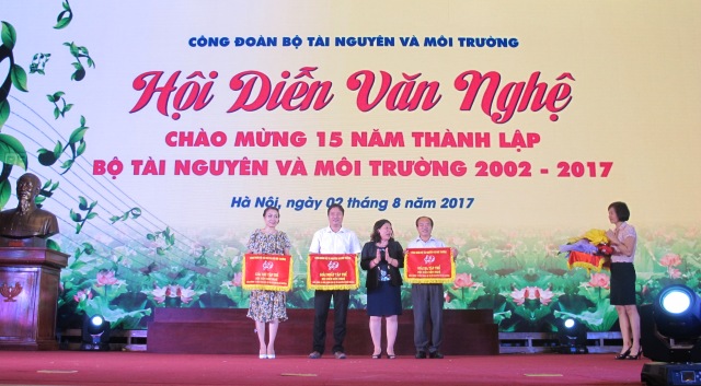 Công đoàn Tổng cục Địa chất và Khoáng sản Việt Nam được xếp thứ Ba toàn Đoàn