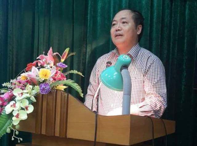 Trưởng Ban tuyên giáo Đảng ủy Nguyễn Trường Giang phát biểu chỉ đạo Hội nghị