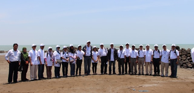 Đoàn khảo sát thực địa ven biển Pondok Bali, Pamanukan và Cirebon