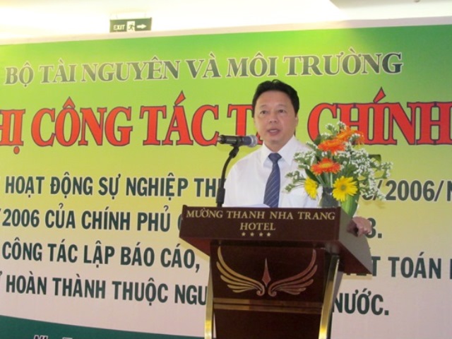 Thứ trưởng Trần Hồng Hà phát biểu tại Hội nghị